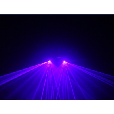Лазер синий D-150B Double Head Blue Cluster Light Лазер синий D-150B Double Head Blue Cluster Light