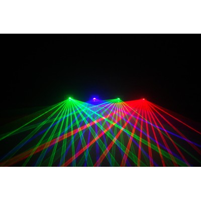 Лазер D-260RGPY Four Heads Four Color Laser Beam Light Лазер D-260RGPY Four Heads Four Color Laser Beam Light