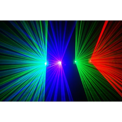 Лазер D-260RGPY Four Heads Four Color Laser Beam Light Лазер D-260RGPY Four Heads Four Color Laser Beam Light