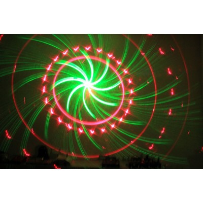 Лазер S-9 Mini 8 in 1 Big Gobos Laser Light