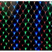 Светодиодная сетка 2*1.5 м 192 LED прозрачный провод Светодиодная сетка 2*1.5 м 192 LED прозрачный провод