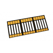 MA Magnetic plate for easy labeling of 15 faders, incl. Edding OHP pen MA Magnetic plate for easy labeling of 15 faders, incl. Edding OHP pen